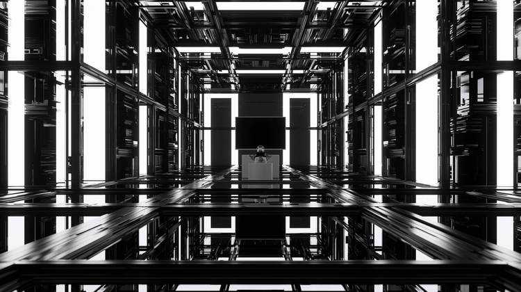 Hyperconverged infrastructure nodes installed in a data center rack