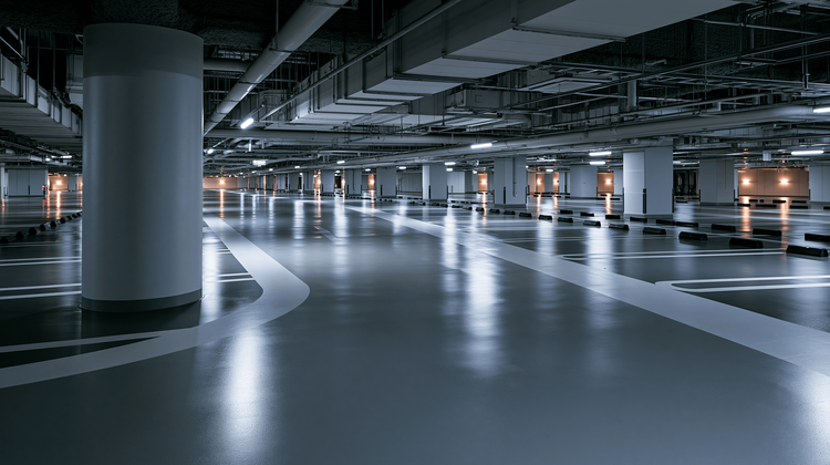 Secured freight facility with access controls and monitored loading dock